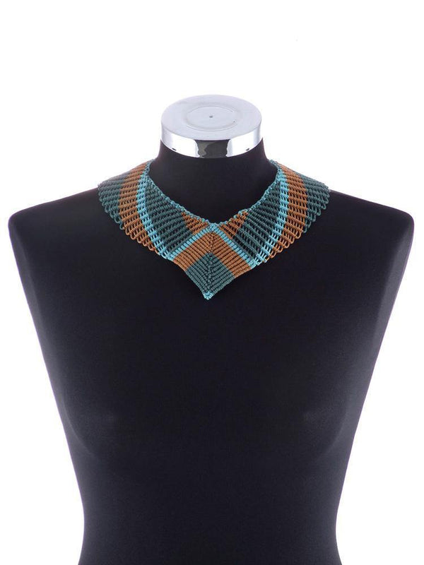 Colier lucrat manual  Liza Panait Liza Panait Online Boutique